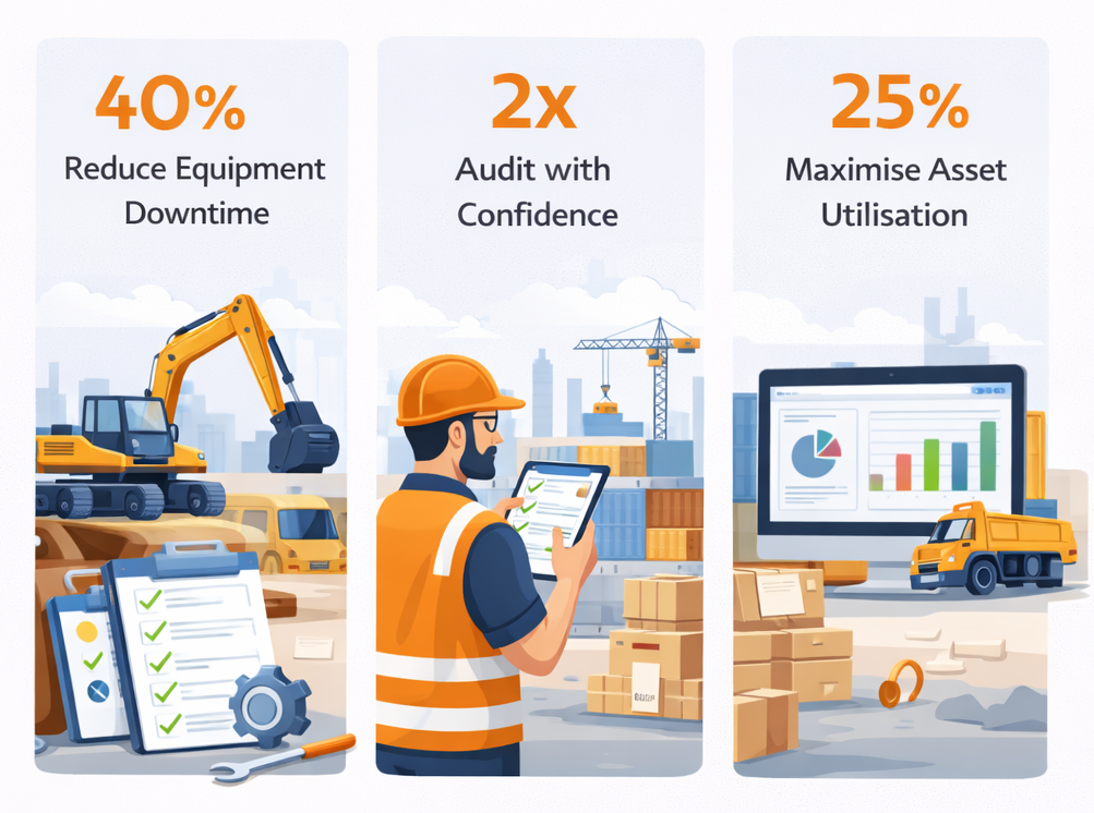 AssetIQ Benefits - Construction & Heavy Equipment