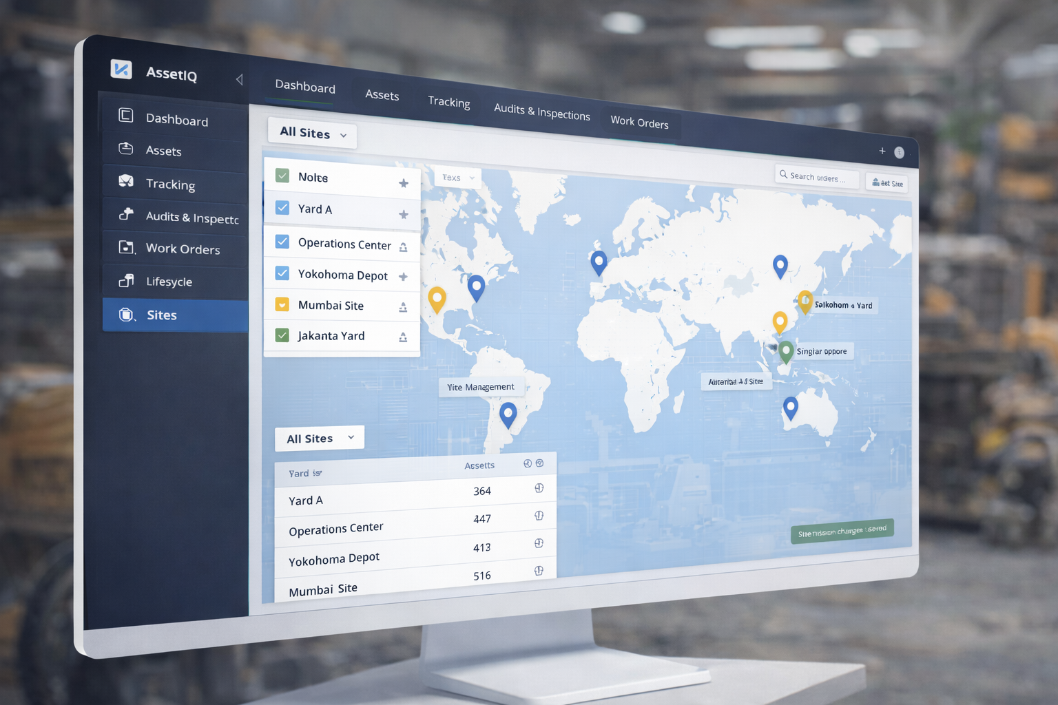 AssetIQ - Multi sites & Multi regions