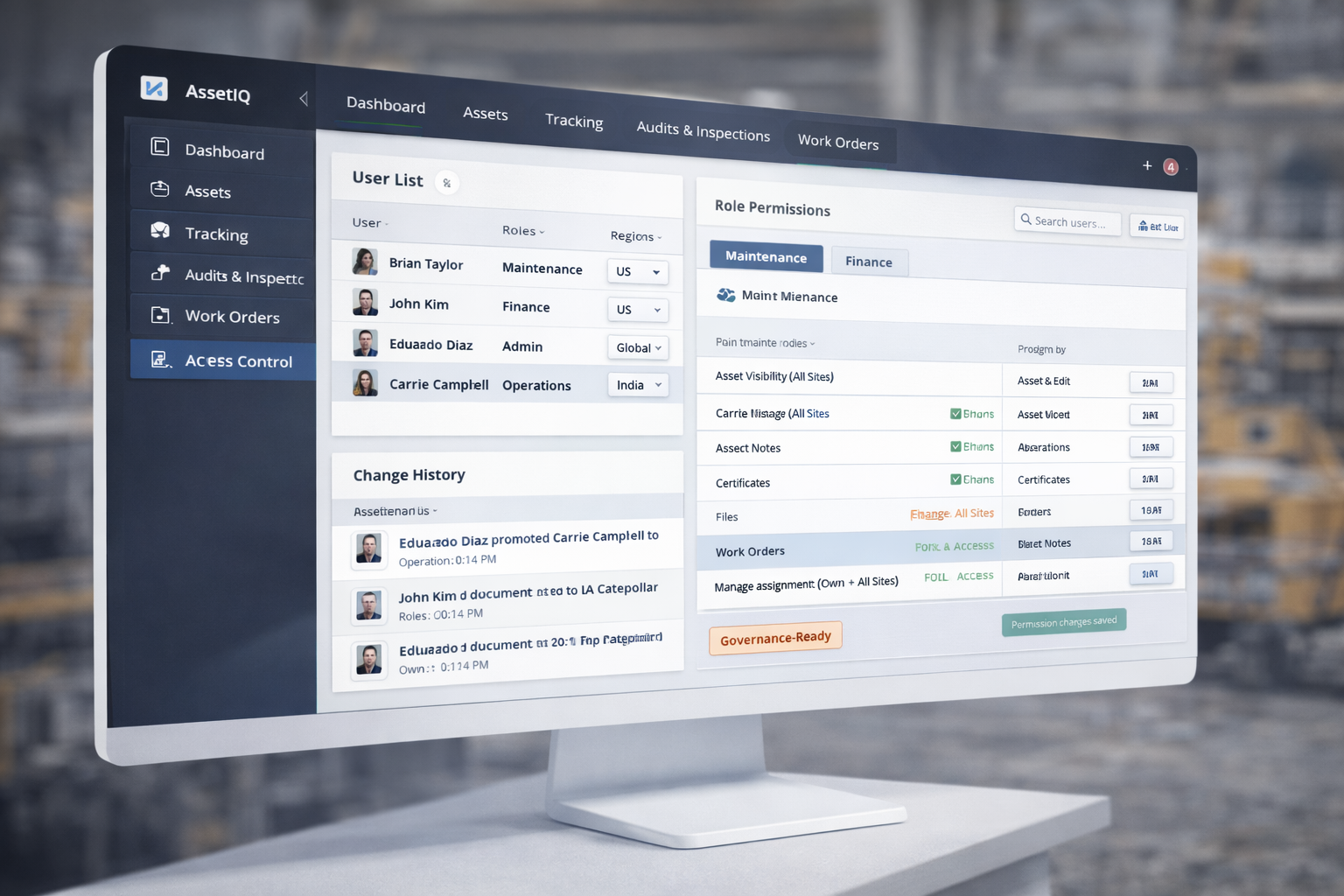 AssetIQ -Role based access
